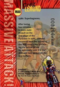 1997 Eurostar Tour de France - Massive Attack #MA8 Greg Lemond Back